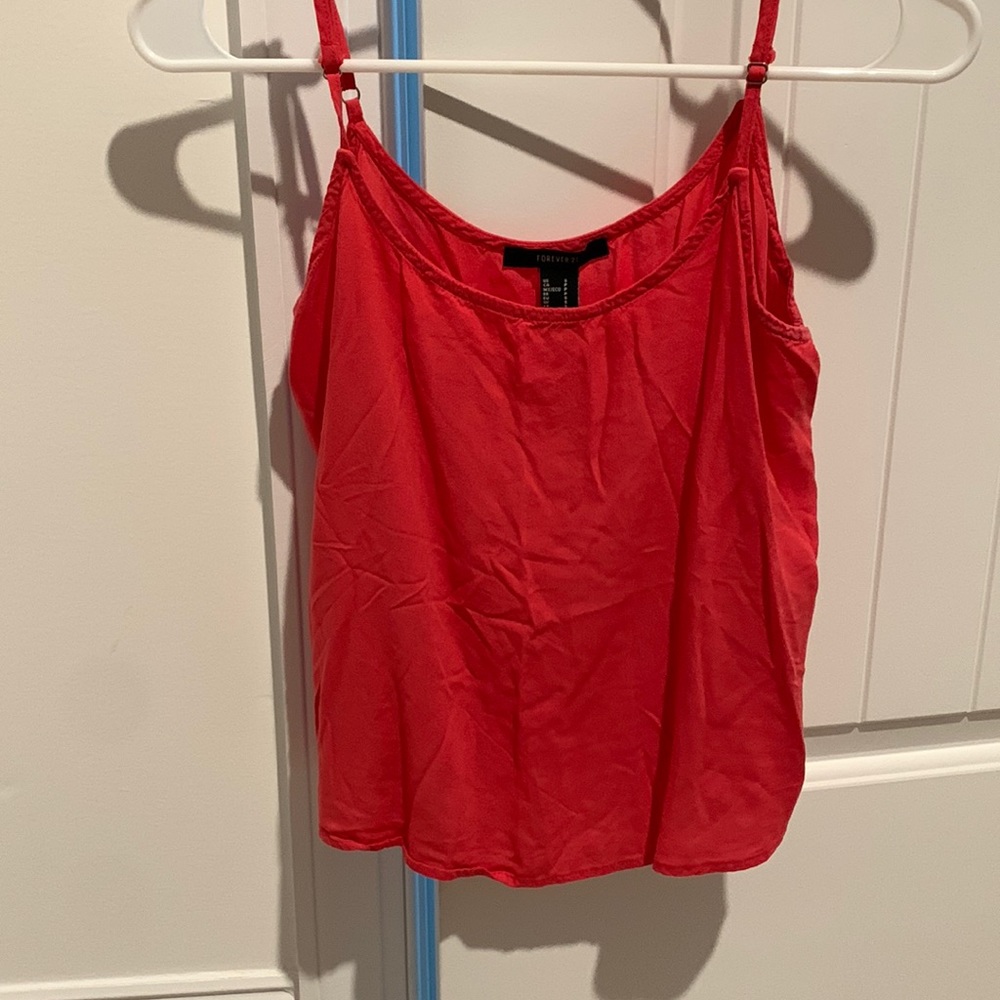Red tank top